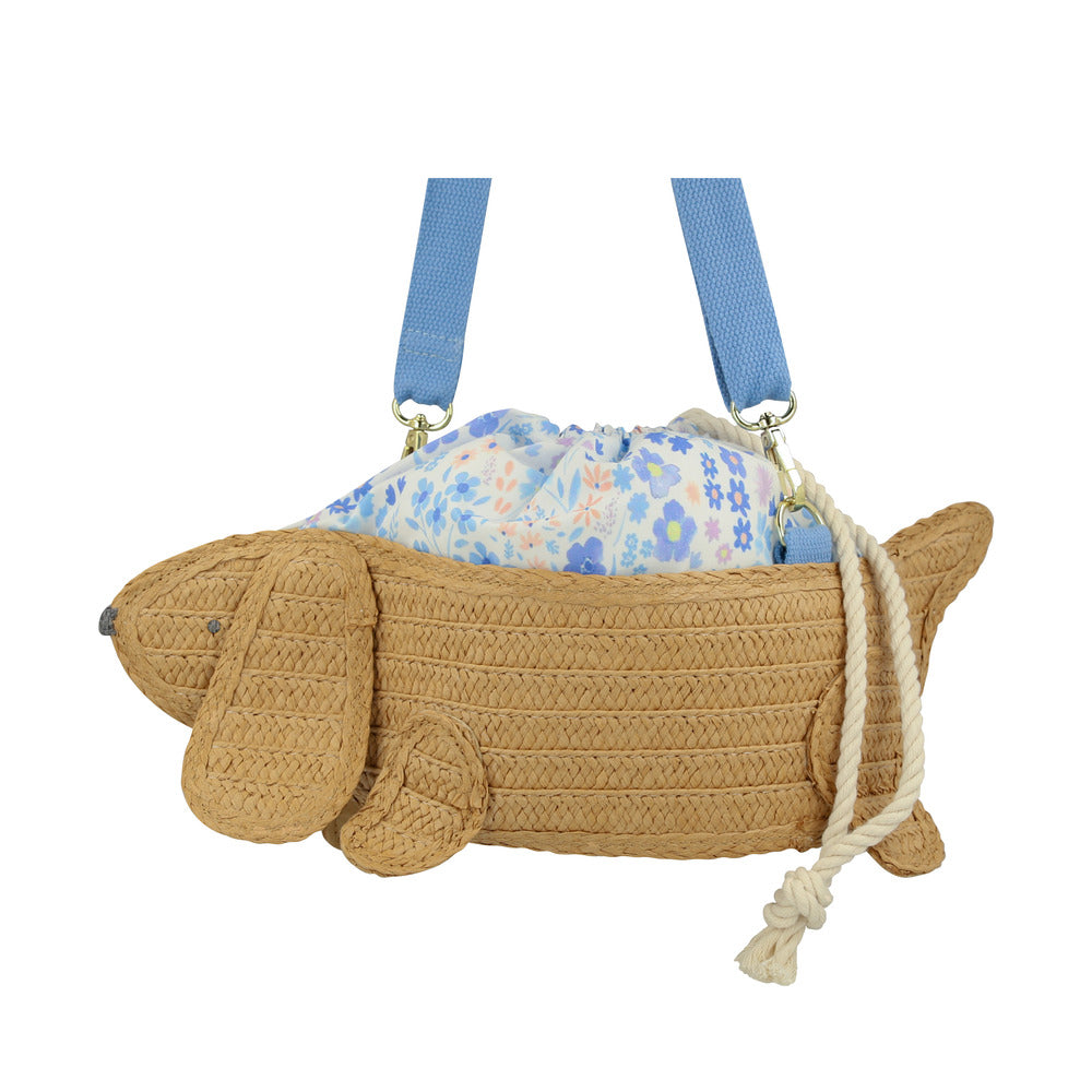 Meri Meri - Woven Sausage Dog Bag