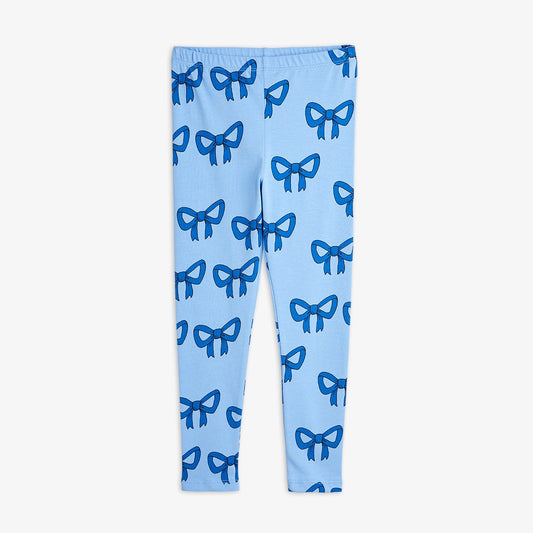 Blue Bow Leggings