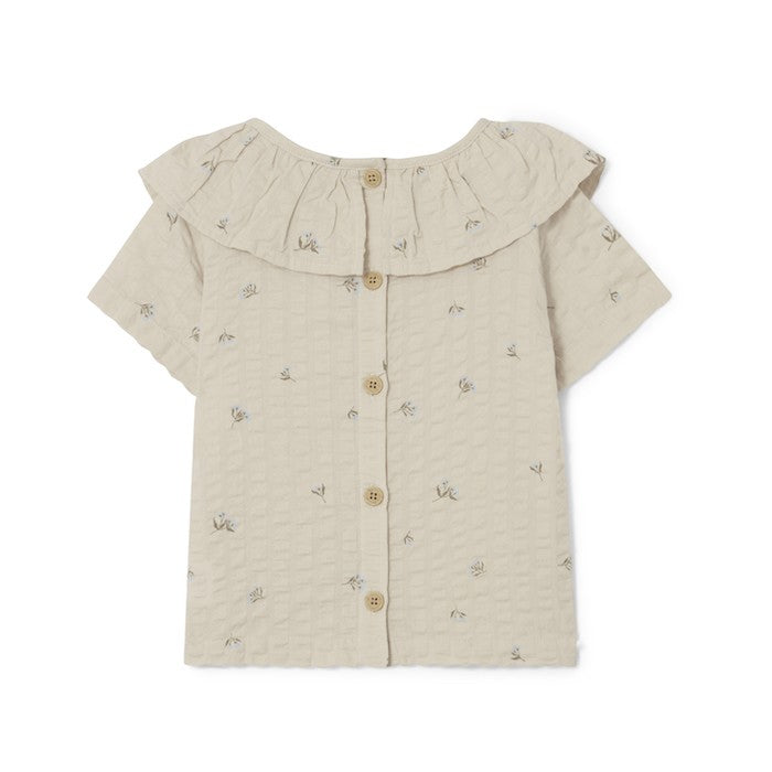 Garbo & Friends | Grace Seersucker Blouse Size 7-8