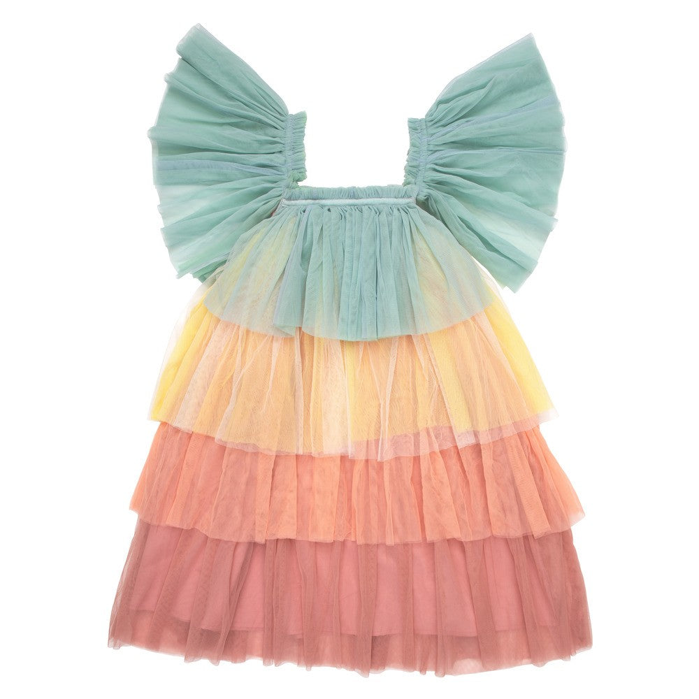 Meri Meri Rainbow Ruffle Princess Dress Up 3-4 Years