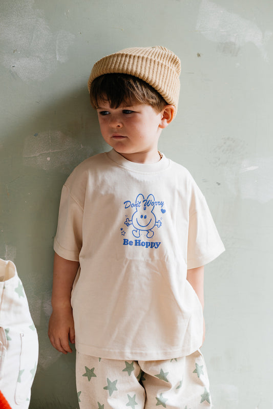 Sunday Siblings - Be Hoppy Blue T-Shirt