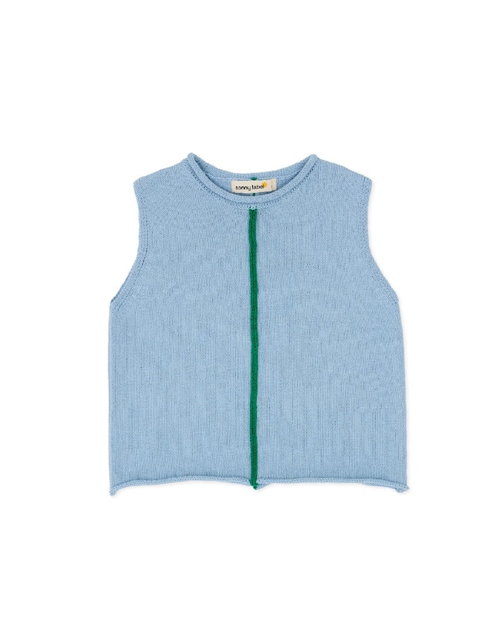 Sonny Label - Comfy Knit Vest Blue