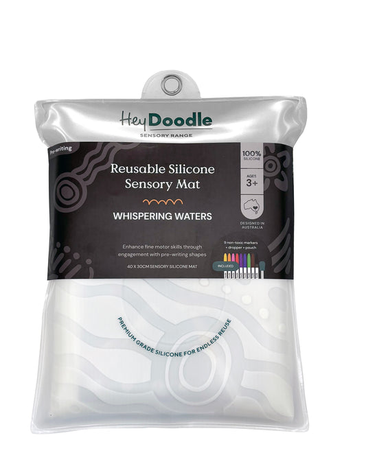 Hey Doodle - Silicone Sensory Mat Whispering Waters